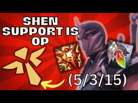 Shen Support Can be OP - Auto filling support but still impacting the game positively
