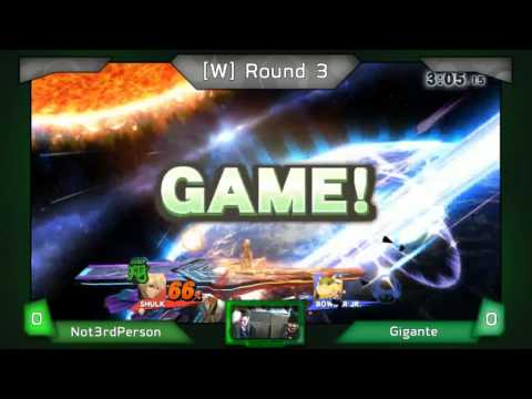 Not3rdPerson (Shulk) vs. Gigante (Bowser Jr.) - Smash Sunday @ eBash