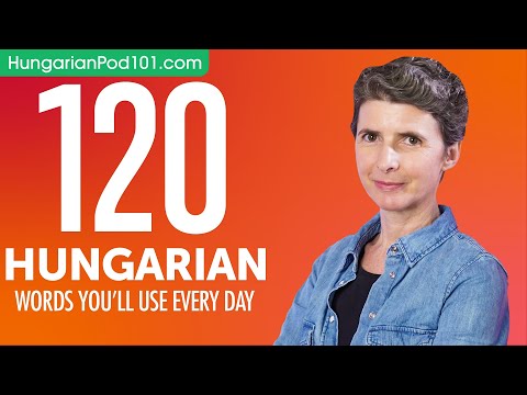 120 Hungarian Words You'll Use Every Day - Basic Vocabulary #52