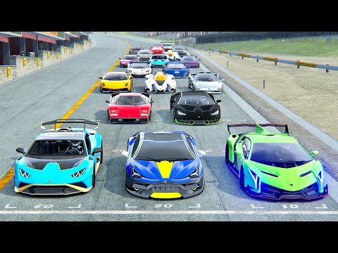 Lamborghini Scorpion Concept vs Lamborghini Hypercars at Highlands