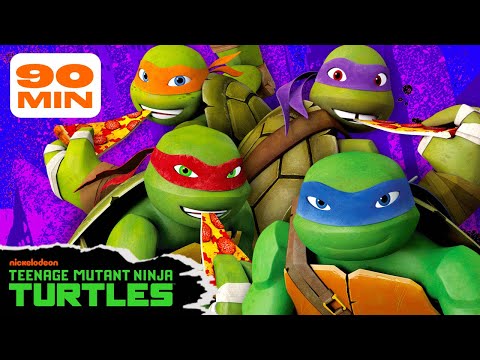 90 MINUTES of Turtles Being Total Bros ???? | Teenage Mutant Ninja Turtles