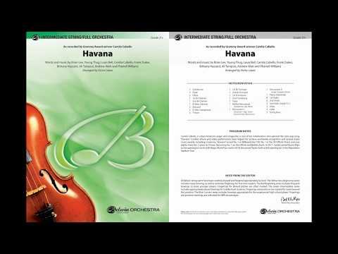 Havana, arr. Victor López – Score & Sound
