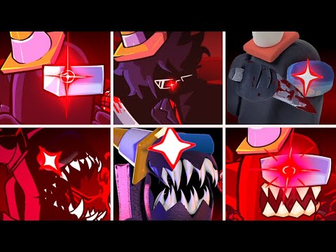 Friday Night Funkin' - Defeat but everytime it's Black Impostor turn a Different Skin Mod is used