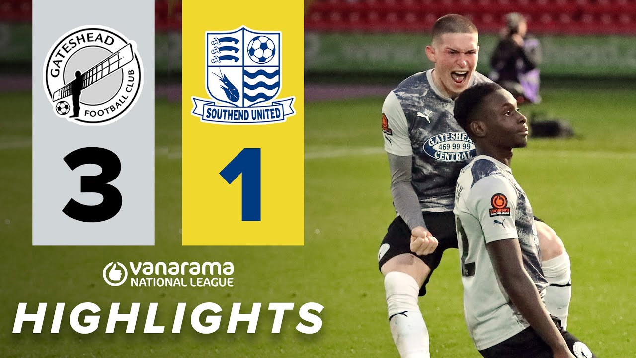 Conteh, Campbell & Carty seal HUGE win 😍 | Gateshead 3-1 Southend United | HIGHLIGHTS