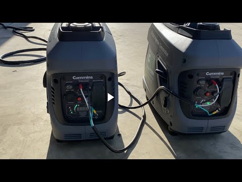 Cummins Onan p2500i generators with 50 amp parallel kit