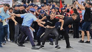 Tercer día de protestas en Albania por el polémico complejo turístico vinculado a la familia Trump