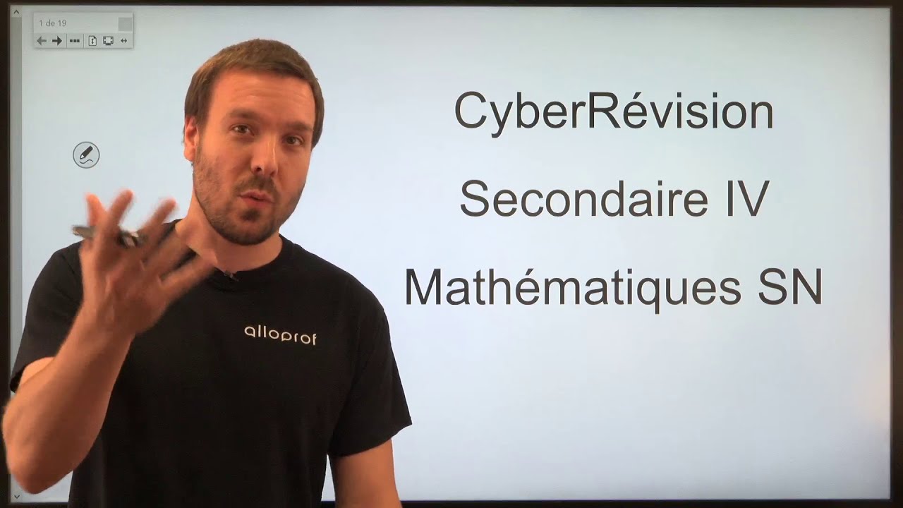 CyberRévision (2018) | Examen du ministère de secondaire 4 (SN)