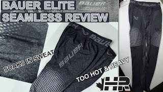 Bauer Elite Base hockey layer review. Too hot, wet, & heavy