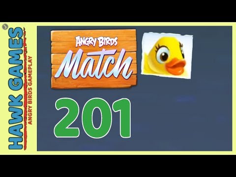 Angry Birds Match ⭐ Level 201 - Walkthrough, No Boosters