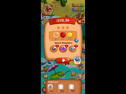 Angry Birds Blast Level 84