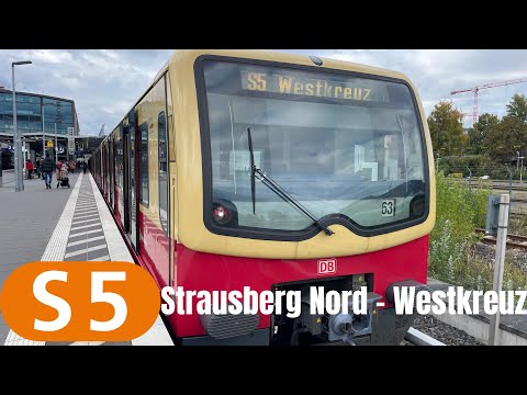 [Berlin S-Bahn] Announcements S5 Strausberg Nord - Westkreuz | New Year's Special