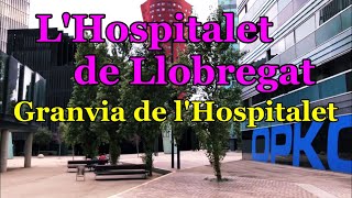 [[SPAIN-L'HOSPITALET DE LLOBREGAT]] Walking along Granvia de l'Hospitalet avenue 01/SEP/2020 7:00 pm