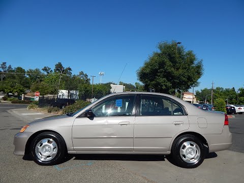 2003 Honda Civic Hybrid walk around overview video review!