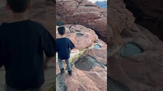 アメリカの生活休日の山登り