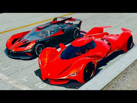 Ferrari Piero 2025 LM vs Bugatti Bolide at Monza GP