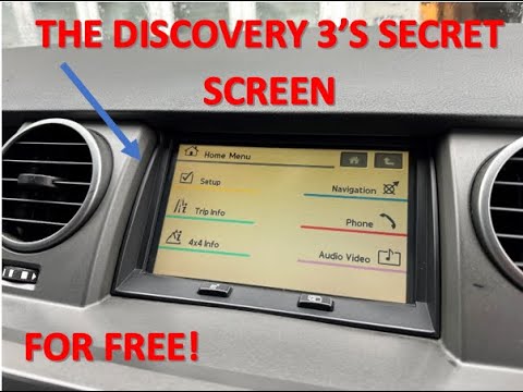 Land rover Discovery 3/LR3  SECRET SCREEN MOD!
