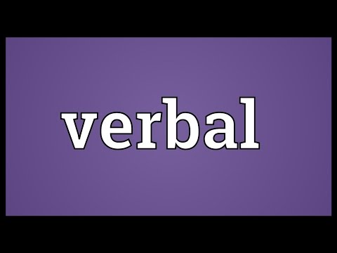 Verbal Meaning