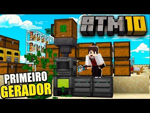 MEU PRIMEIRO GERADOR FÁCIL NO ATM!  - #ATM10 EP 02