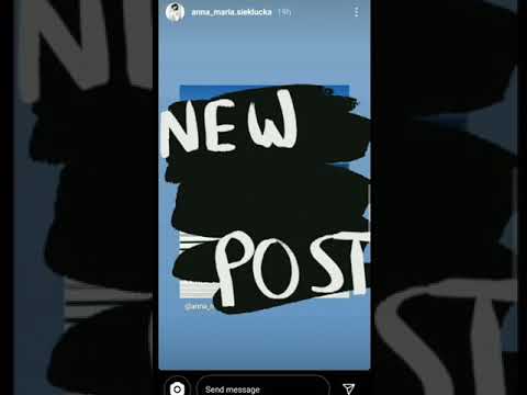 Anna Maria Sieklucka Instagram Stories - August 12, 2020