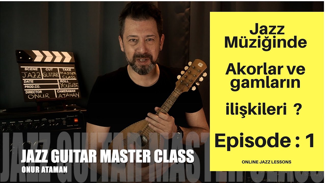 JAZZ GUITAR MASTER CLASS NO:12 / Major 7th Chords & Scales & Sounds