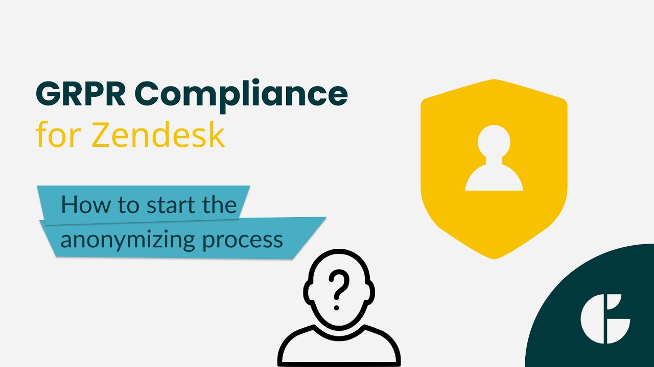 How to start anonymizing in GDPR Compliance for Zendesk