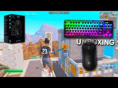 Unboxing Logitech G Pro X Superlight 2 + Fortnite Tilted Zone Wars Gameplay