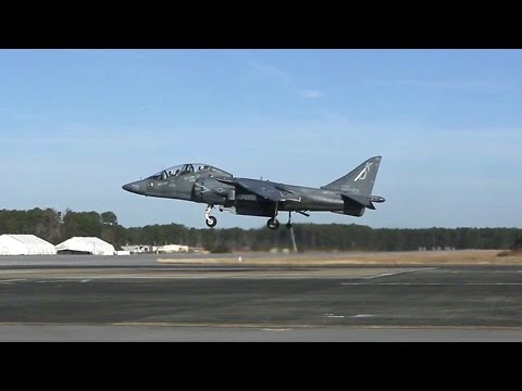 AV-8B Harrier Landing & Takeoff