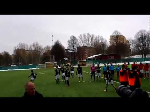 Träningsmatch, 120218, AIK - Kalmar FF, strax innan avspark...