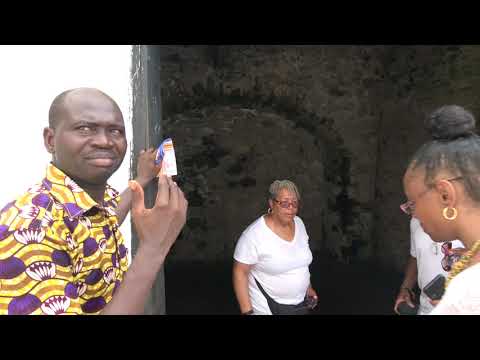 Court Yard Walk at Cape Coast Holocaust Dungeons - Ghana Dec 2019 Tour