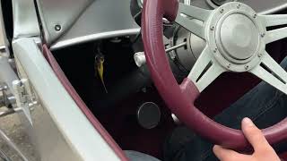 1929 Ford Model A Custom Roadster Start Up and Instruments