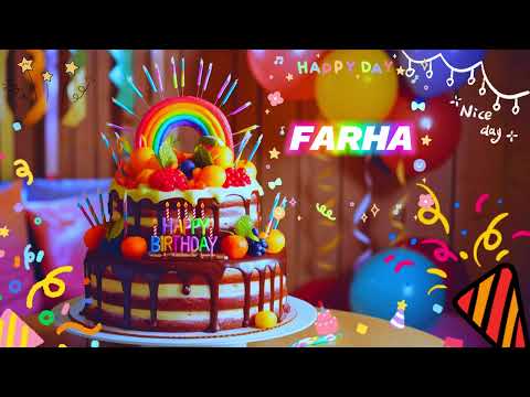 Happy Birthday Farha | Happy Birthday Song Farha |