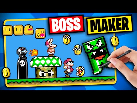 I made everything an enemy in Mario World?! - Mario Boss and Enemy Maker?! (Mario Multiverse)