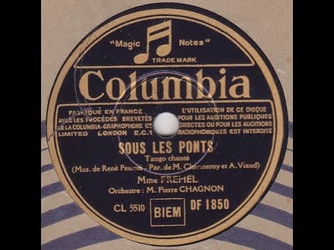 Frehel  "  Sous les ponts "   1935