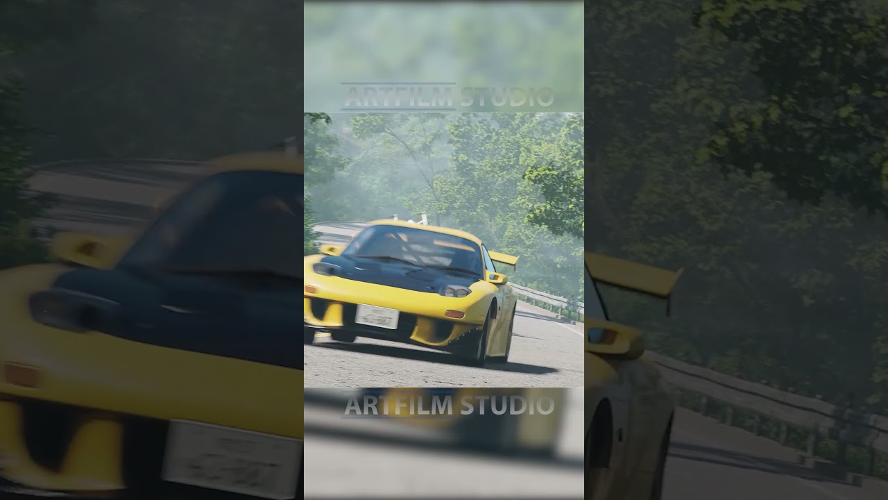 MF GHOST: KEISUKE FD3S DEMO RUN! №1 #anime #initiald #mfg #mfゴースト #initiald