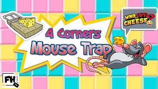 Four Corners Mouse Trap Challenge | Family Brain Break Workout