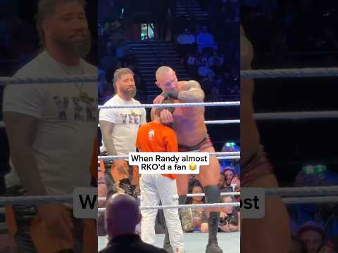 Randy Orton almost RKO a fan 😭