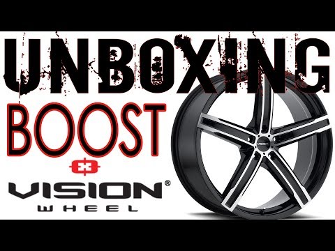 Vision Boost 17x8 +38 Wheel Rim Unboxing