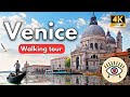 Venice Italy 4K UHD Walking Tour With Subtitles History Walking Tour ASMR