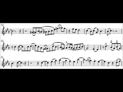 Dolphin Shoals - Saxophone Solo Transcribed (Mario Kart 8)