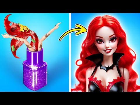 VERLORENE MEERJUNGFRAU IM LAND DER VAMPIRE! Atemberaubendes Schönheits-Makeover der Meerjungfrau