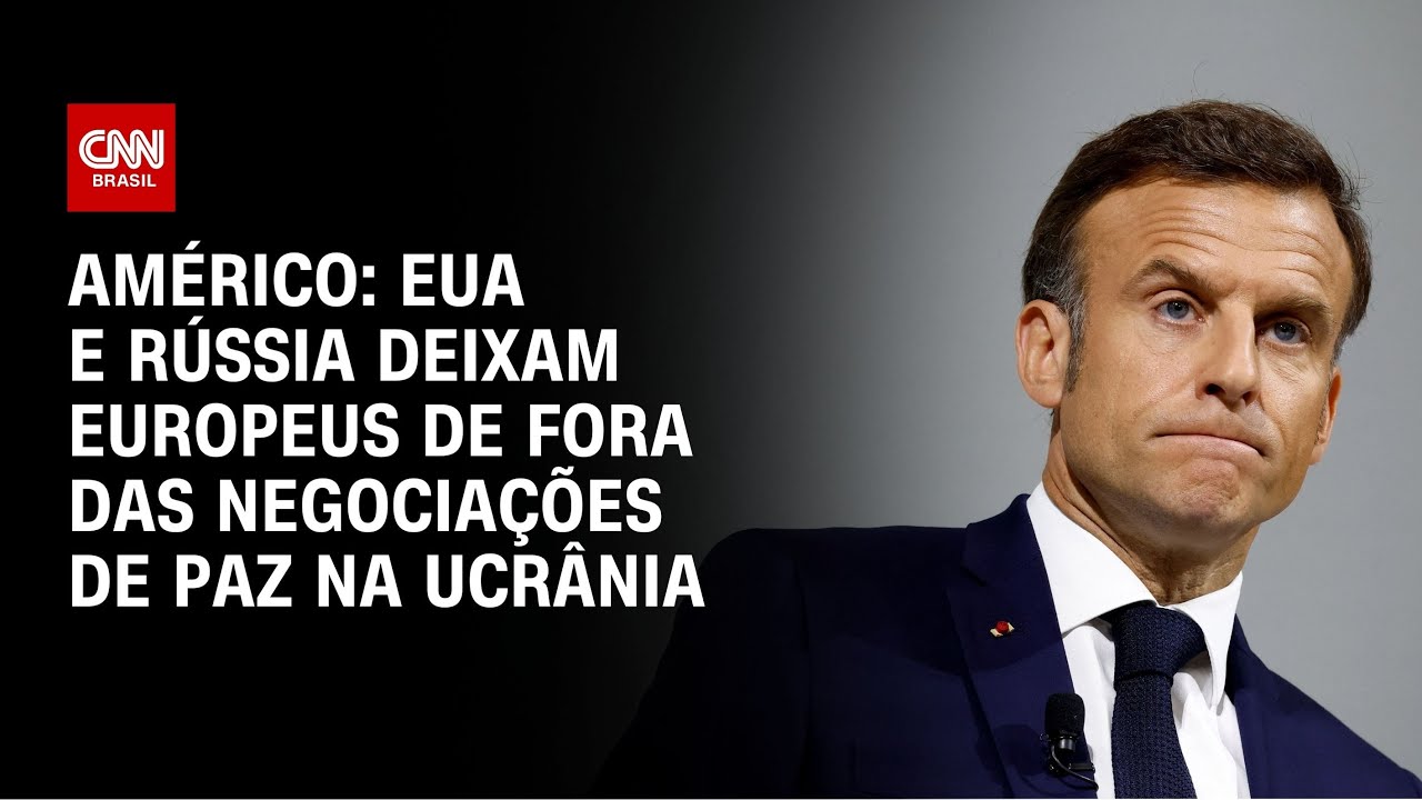Américo: EUA e Rússia deixam europeus de fora das negociações de paz na Ucrânia | CNN NOVO DIA