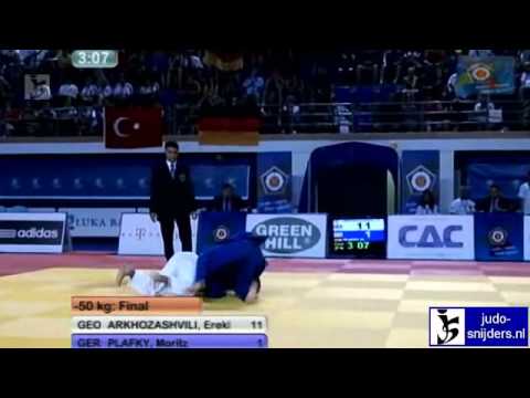 Erekle Arkhozashvili (GEO) - Moritz Plafky (GER) [-50kg] final