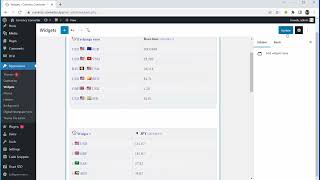 Forex rates widget & real-time exchange rate widget wordpress plugin
