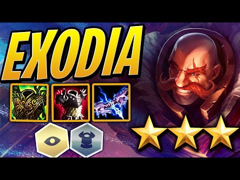 EXODIA BRAUM: PERFECT UNKILLABLE BUILD! | Teamfight Tactics set 2 | TFT | LoL Auto Chess