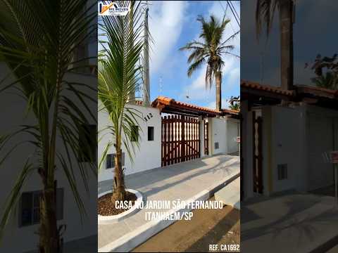 Casa no Jardim São Fernando em Itanhaém, no litoral sul de São Paulo, R$ 285.000,00