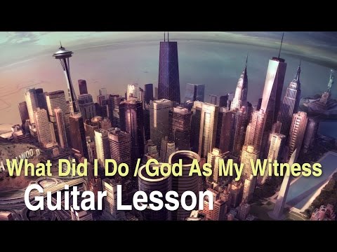 What Did I Do God As My Witness - Foo Fighters