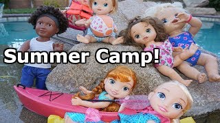 BABY ALIVE Summer Camp Swimming Activities! Baby Alive Videos!