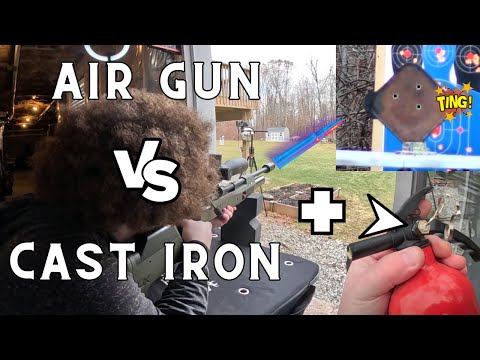 Can a Gauntlet 30 punch through this Cast Iron Skillet?