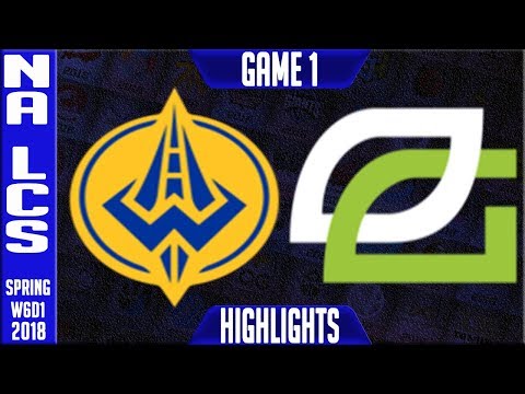 GGS vs OPT Highlights | NA LCS Week 6 Spring 2018 W6D1 | Golden Guardians vs Optic Gaming Highlights