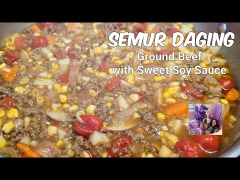 Ground Beef with Sweet Soy Sauce (Semur Daging Giling) #dinner #resep #recipe
